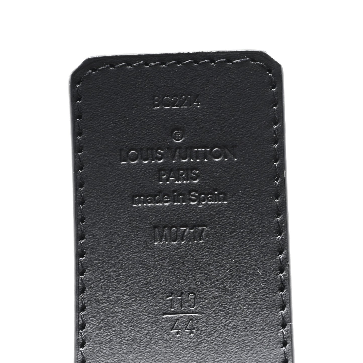 Monogram Shadow 40mm LV Shadow Reversible Belt 110 44 Black