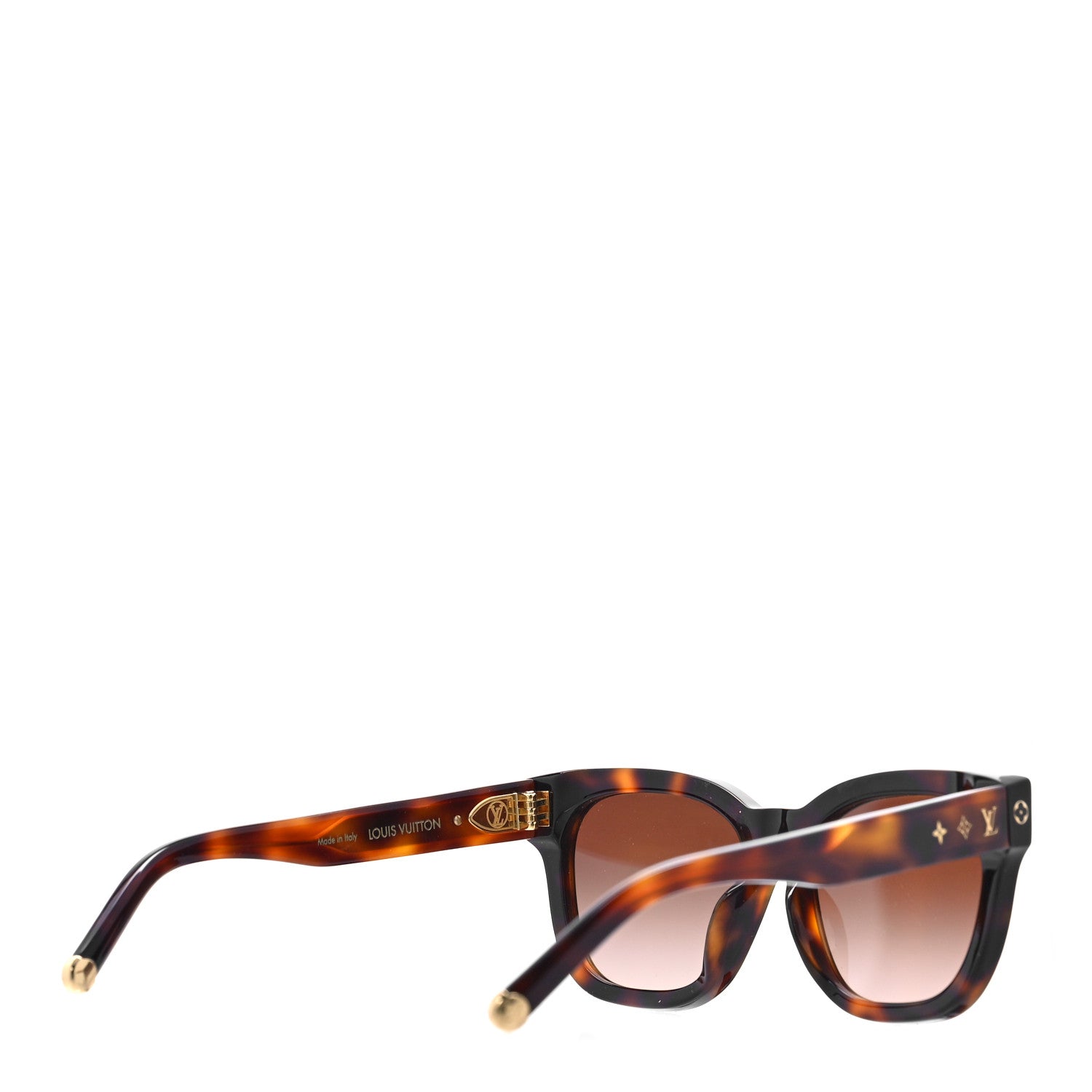 Louis Vuitton Acetate My Monogram Square Sunglasses Z1524E Dark Tortoise 3 of 7