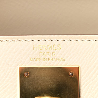 Hermes Epsom Kelly Sellier 28 Craie 6 of 16
