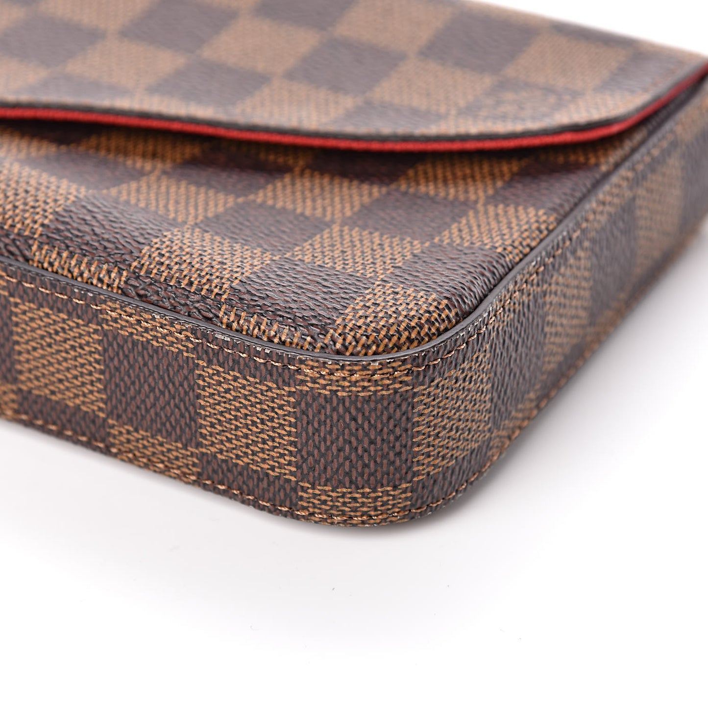 Damier Ebene Pochette Felicie Chain Wallet