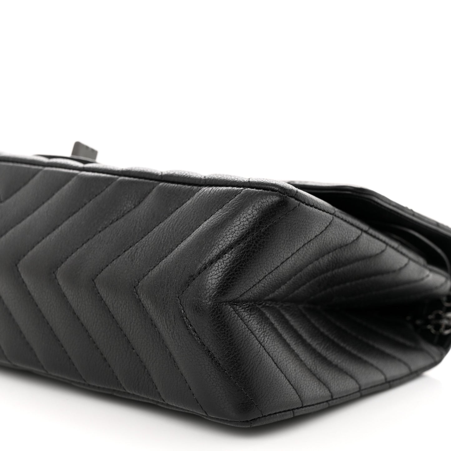 Sheepskin Chevron Quilted 2.55 Reissue 226 Flap So Black