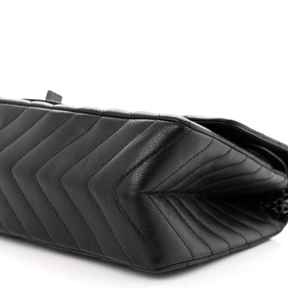 Chanel Sheepskin Chevron Quilted 2.55 Reissue 226 Flap So Black 10 of 12