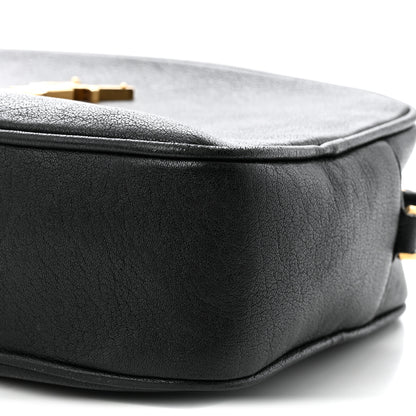 Saint Laurent Grained Lambskin Monogram Lou Camera Bag Black 10 of 10