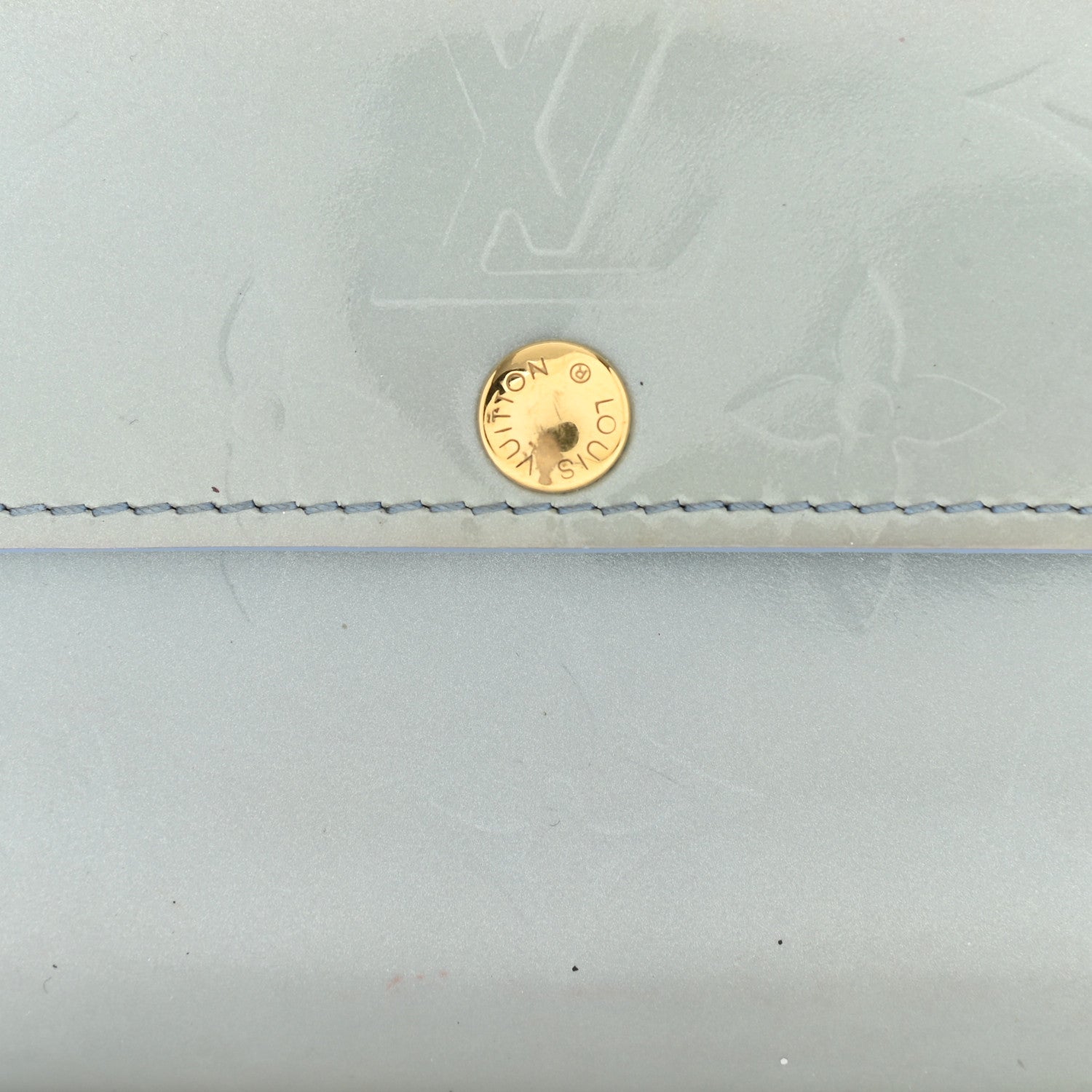 Louis Vuitton Vernis Ludlow Wallet Blue Galactic 8 of 10