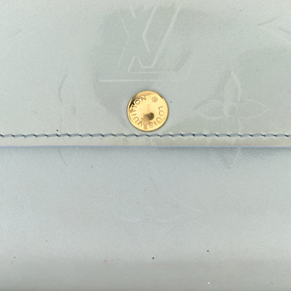 Louis Vuitton Vernis Ludlow Wallet Blue Galactic 8 of 10