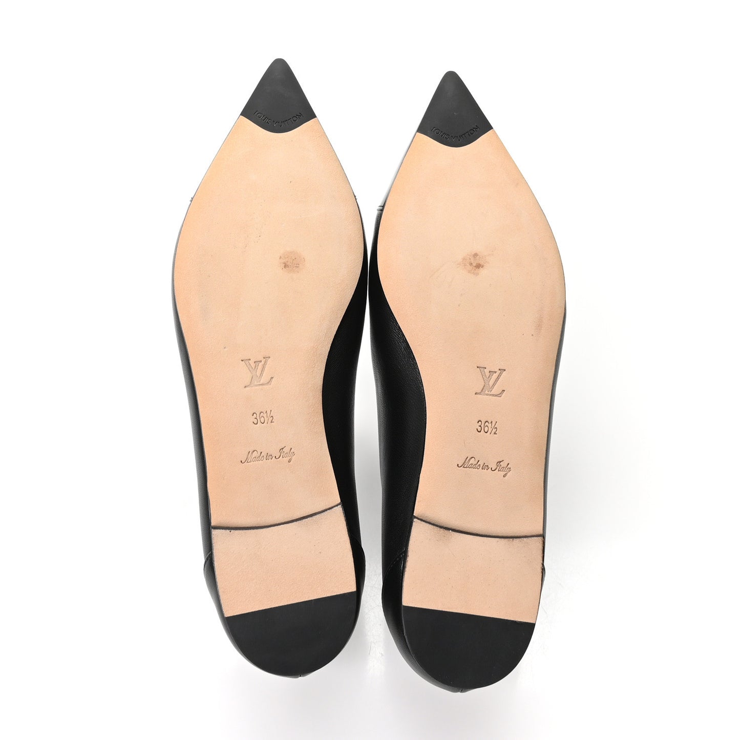 Lambskin Capucines Flat Ballerinas 36.5 Black