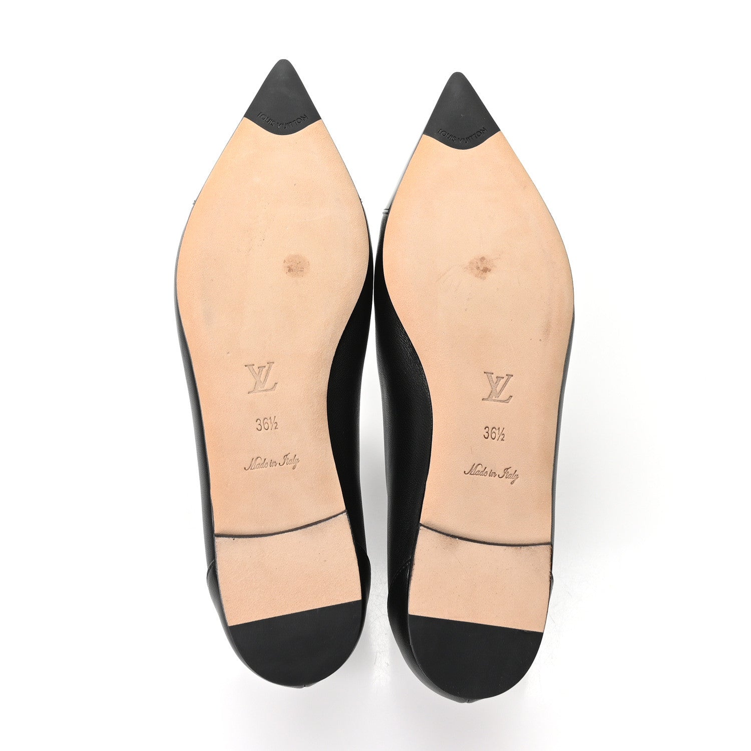 Louis Vuitton Lambskin Capucines Flat Ballerinas 36.5 Black 6 of 10