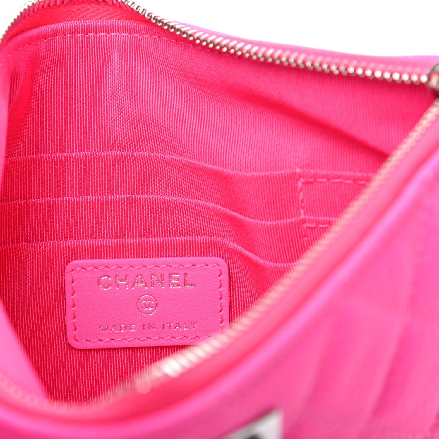 Chanel Goatskin Quilted Medium Reissue Cosmetic Case Pink 6 of 7
