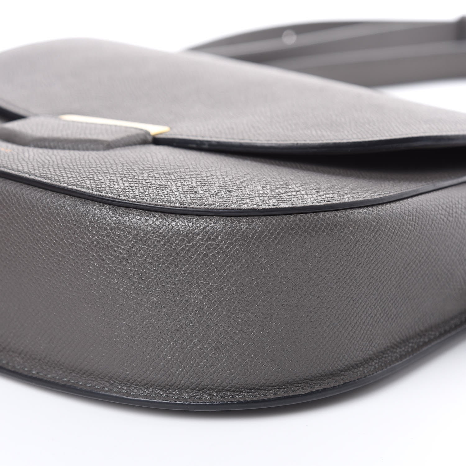 Celine Grained Calfskin Medium Trotteur Taupe 11 of 15