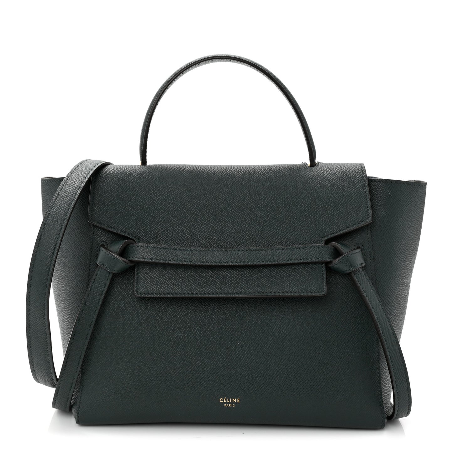 Grained Calfskin Micro Belt Bag Amazone
