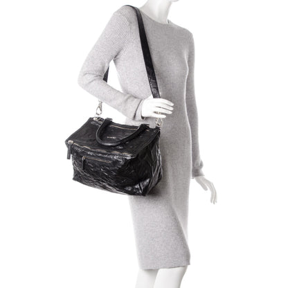 Givenchy Tumbled Sheepskin Medium Pandora Black 2 of 8