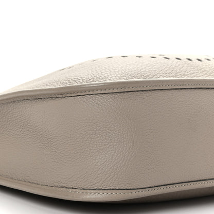 Hermes Taurillon Clemence Evelyne GM Gris Tourterelle 8 of 9