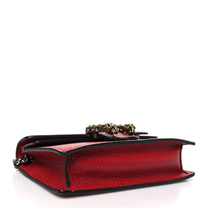 Gucci Calfskin Super Mini Dionysus Shoulder Bag Hibiscus Red 4 of 10