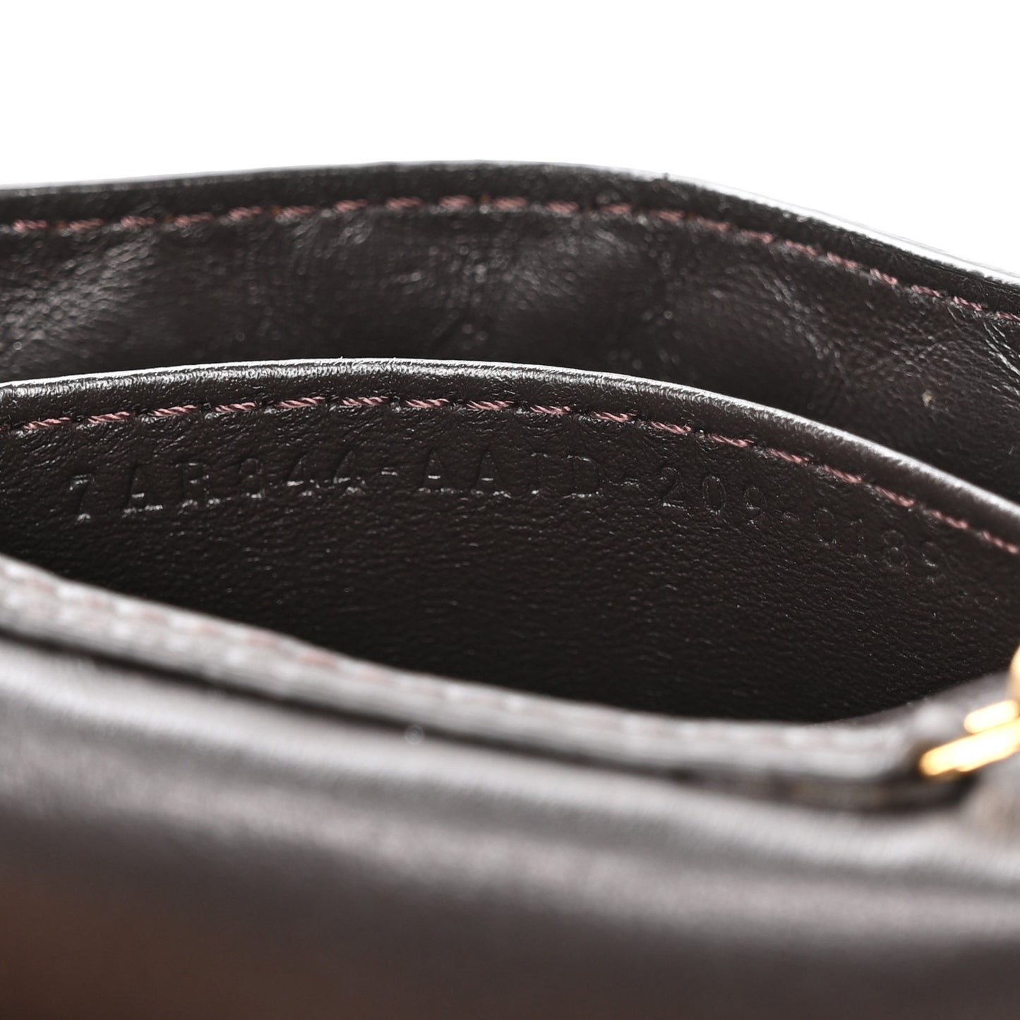 Nappa Matisse FF Embossed Nano Baguette Charm Zucca