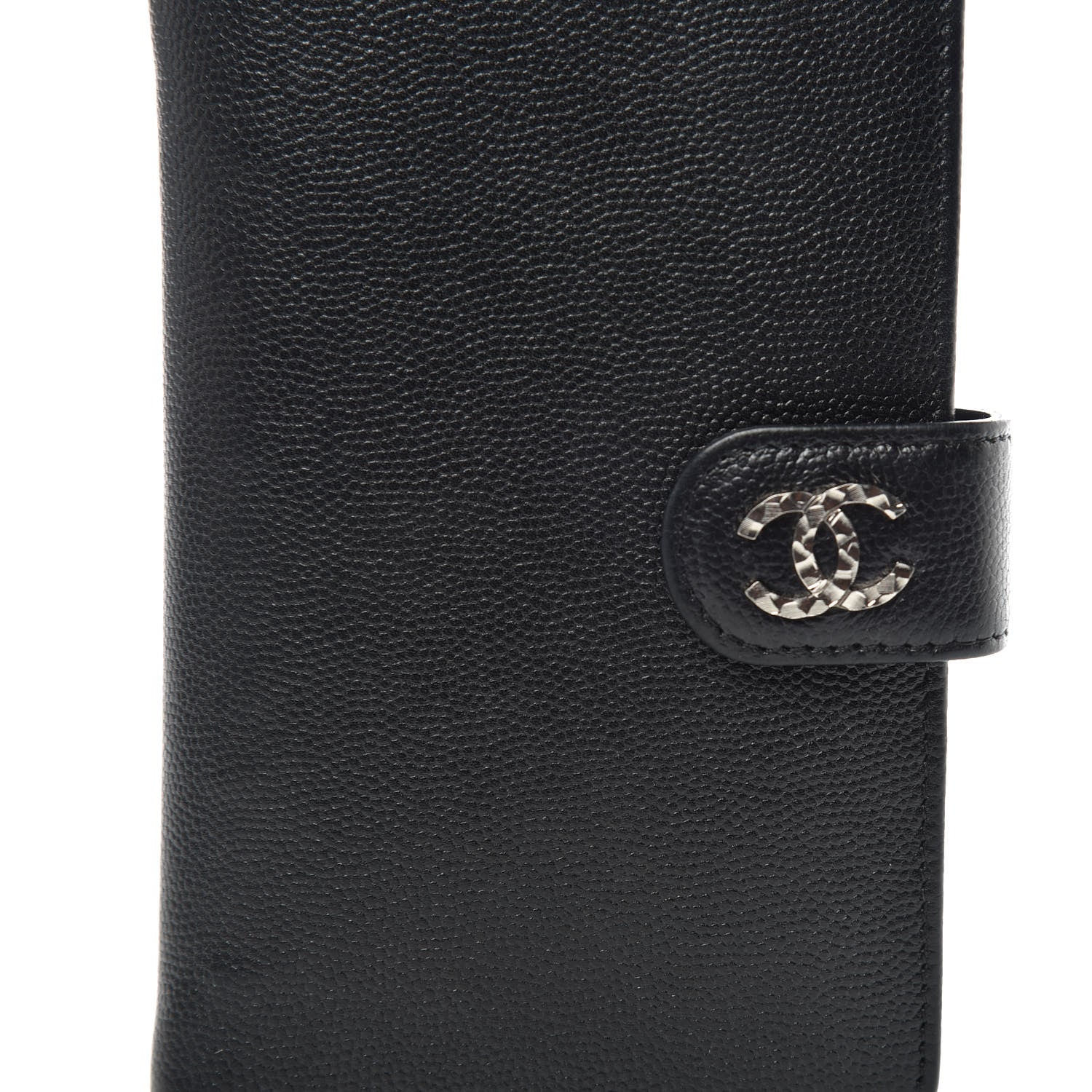 Chanel Caviar Sevruga Large Zip Pocket Wallet Black 6 of 11