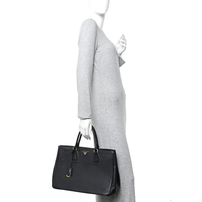 Prada Saffiano Lux Large Tote Black 1 of 10