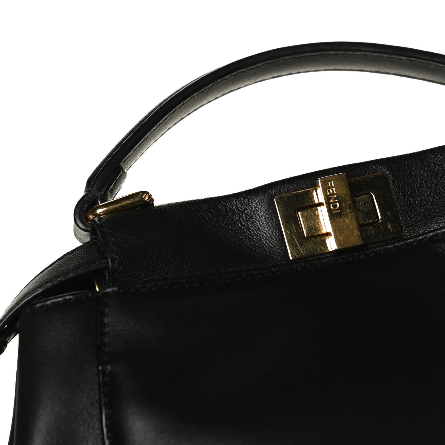 Nappa Mini Peekaboo Iconic Satchel Black