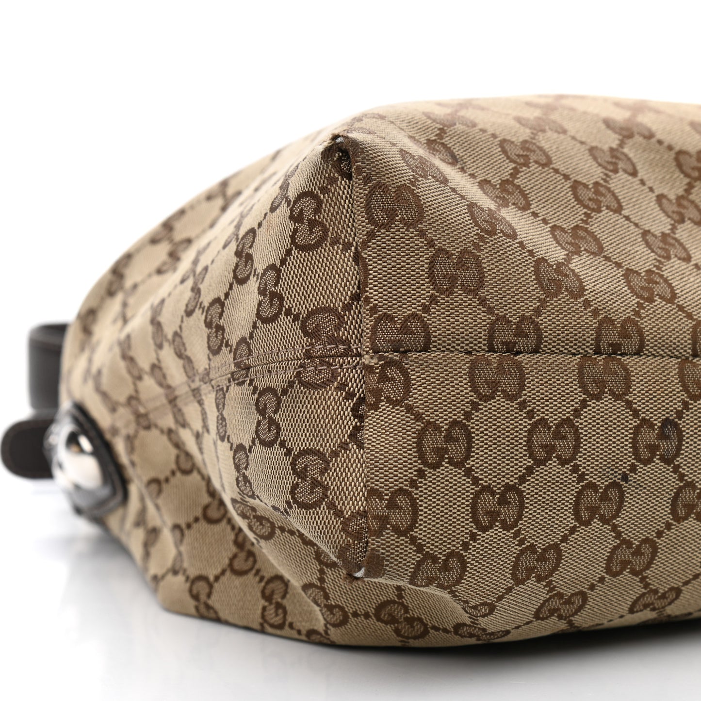 Monogram Medium Icon Bit Hobo Dark Brown