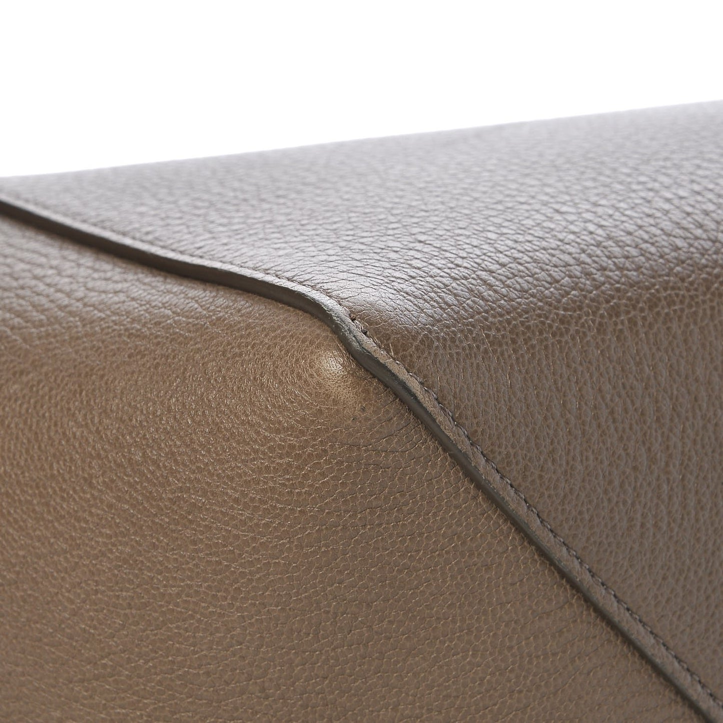 Soft Grained Calfskin Small Belt Cabas Phantom Taupe