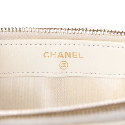 Chanel Caviar Quilted Small Boy Clutch With Chain White 9 of 11