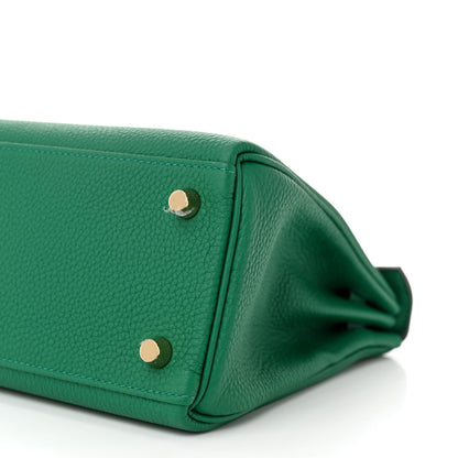 Hermes Togo Kelly Retourne 25 Menthe 10 of 10