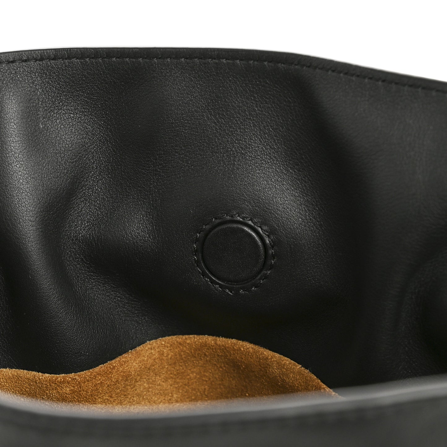 Calfskin Mini Flamenco Knot Clutch Black