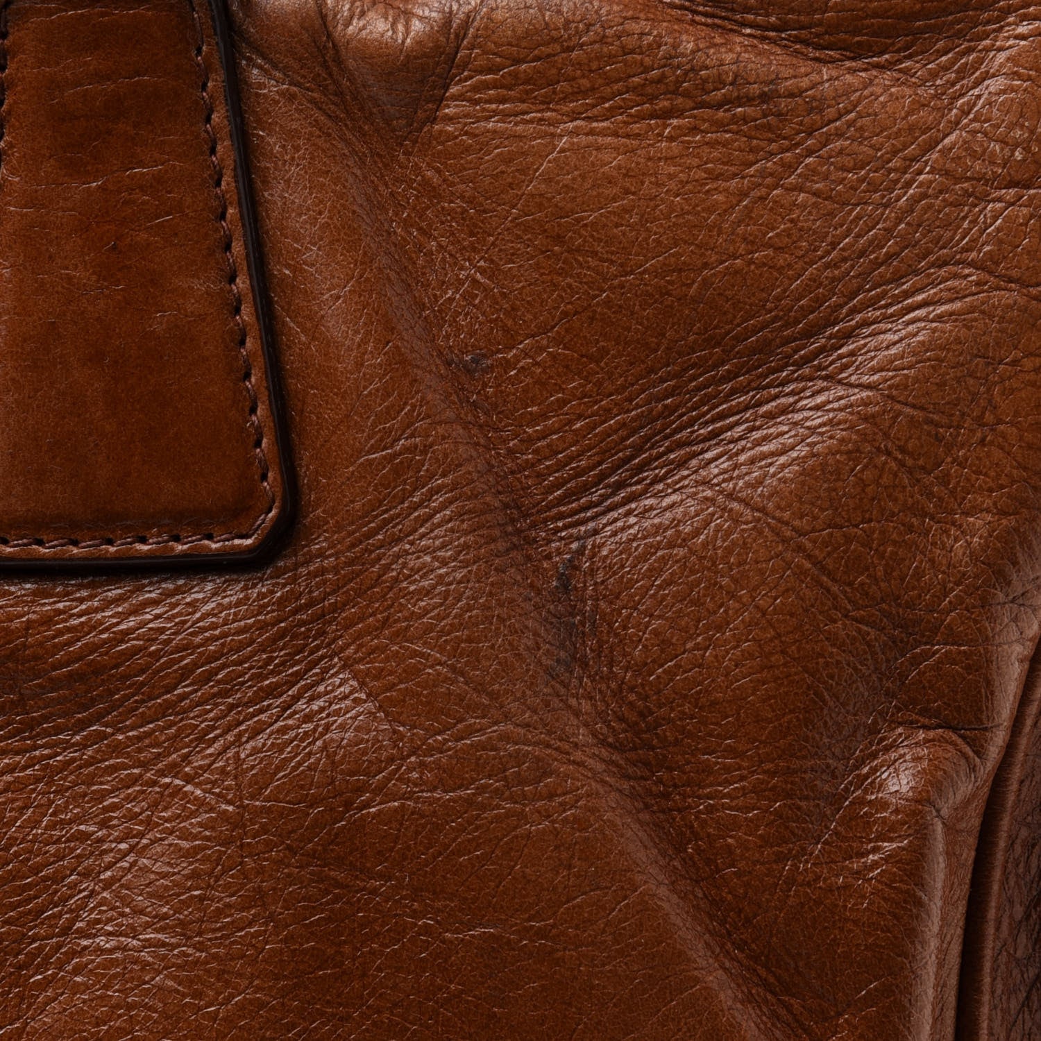 Prada Soft Calf Shopping Tote Brown 16 of 18