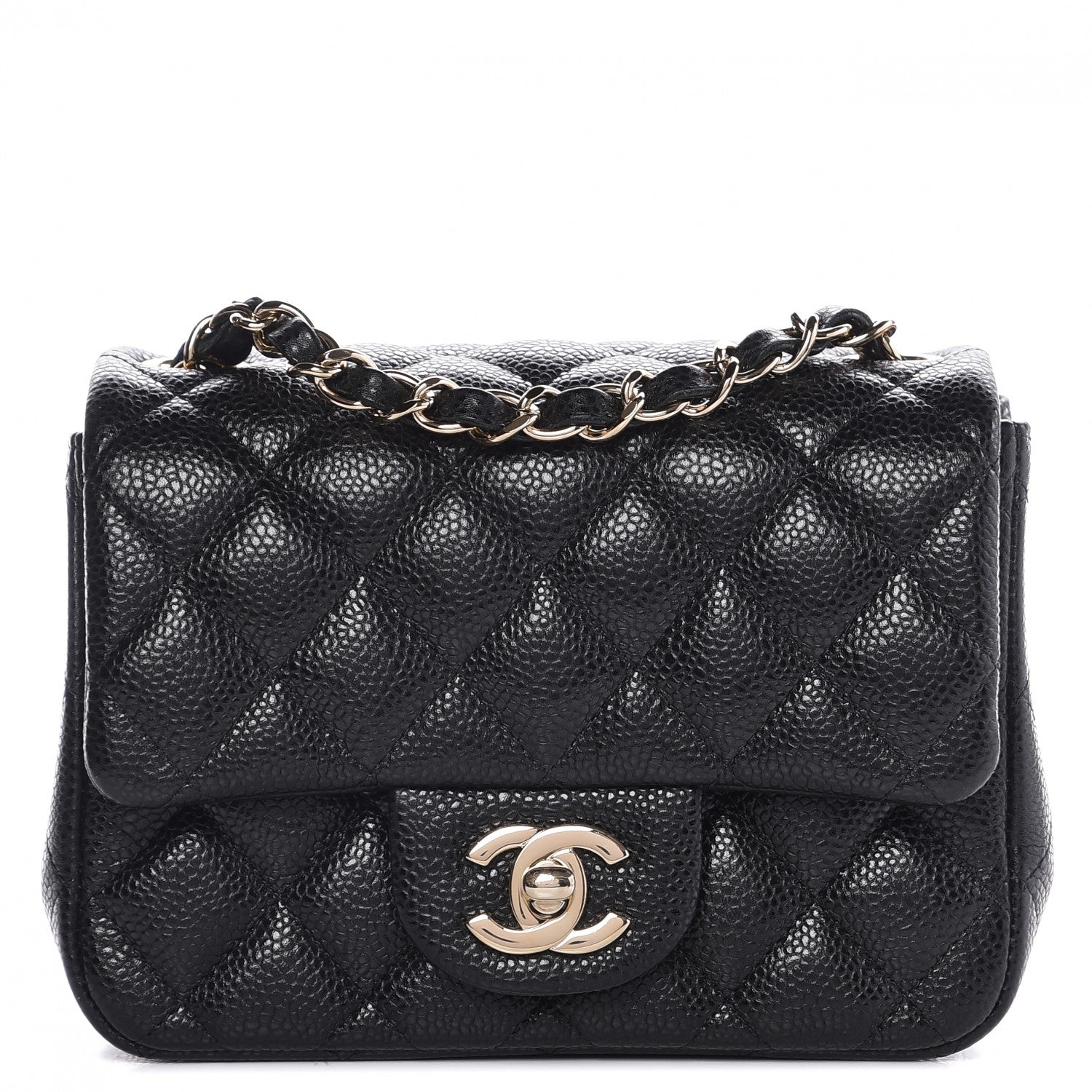 Chanel Caviar Quilted Mini Square Flap Black 1 of 8