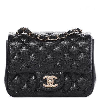 Chanel Caviar Quilted Mini Square Flap Black 1 of 8