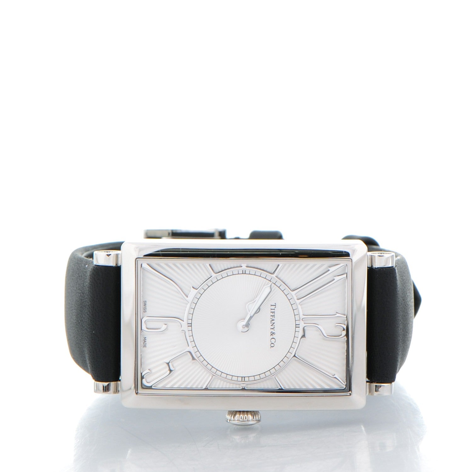 Tiffany Stainless Steel Calfskin 26mm Gallery Quartz Watch 4 of 10