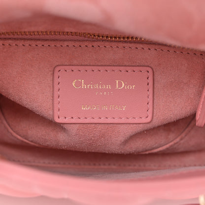 Christian Dior Lambskin Cannage Mini Lady Dior Peach Blossom 6 of 11