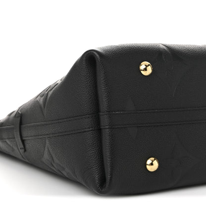 Louis Vuitton Empreinte Monogram Giant CarryAll MM Black 9 of 11