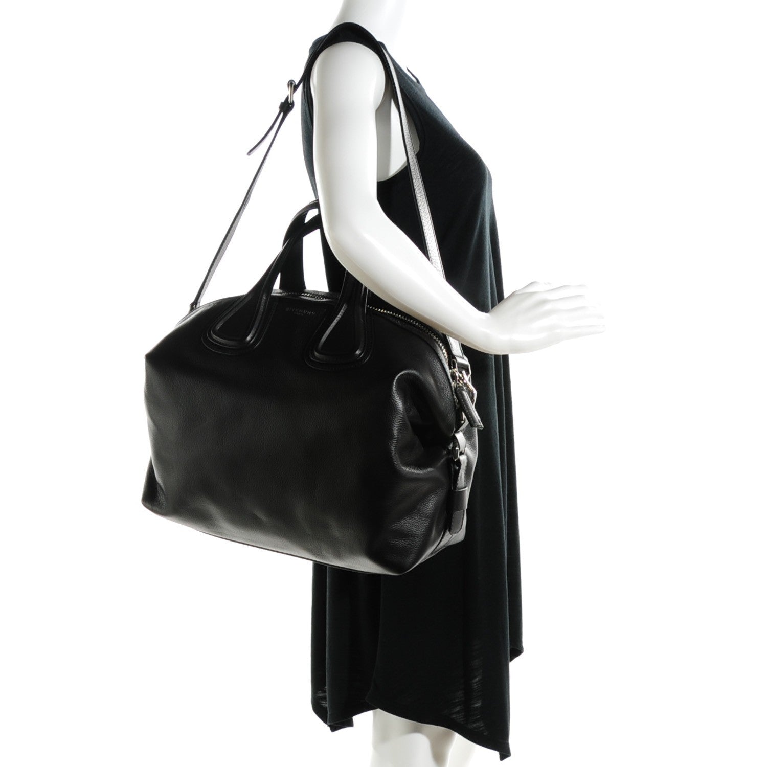 Givenchy Waxy Grained Calfskin Medium Nightingale Black 2 of 8