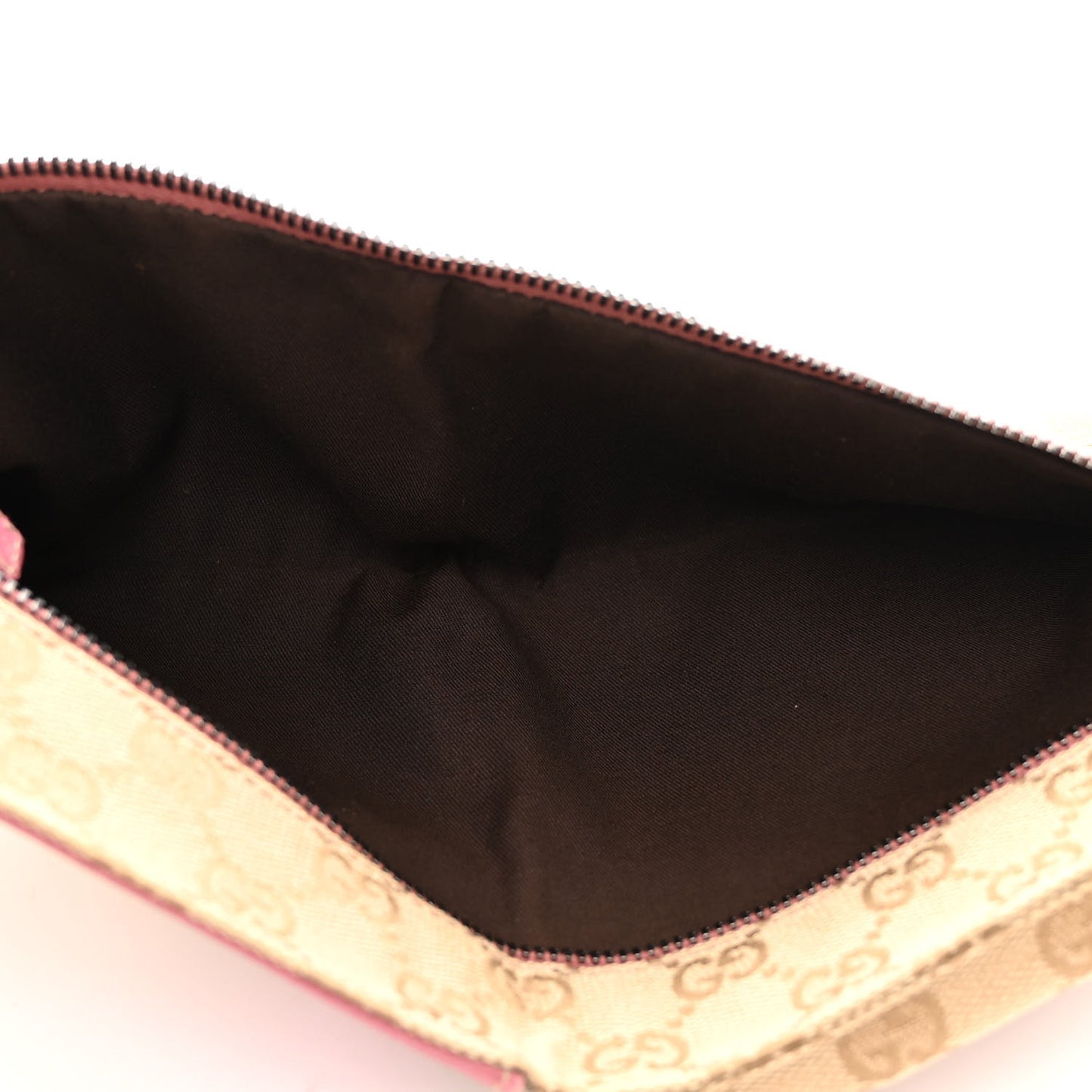 GG Monogram Web Double Pocket Belt Bag Pink