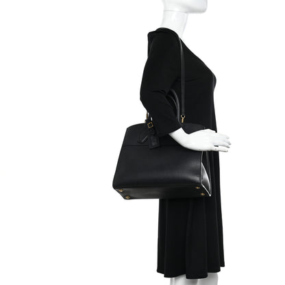 Louis Vuitton Taurillon City Steamer GM Black 3 of 13