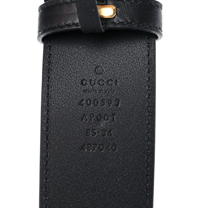 Gucci Calfskin Double G 40mm Belt 85 34 Black 3 of 5