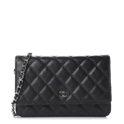 Chanel Caviar Quilted Wallet On Chain WOC Black 1 of 11