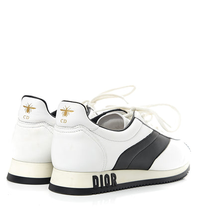 Christian Dior Calfskin Mix Diorun Sneakers 37.5 Optic White 4 of 13