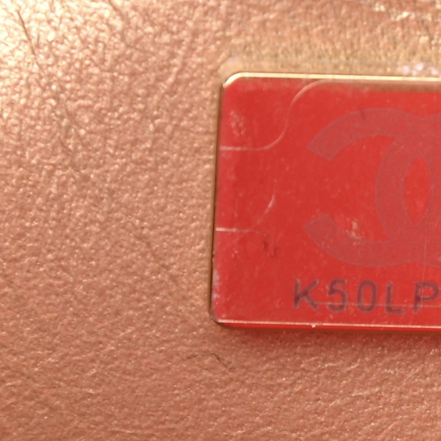 Lambskin Quilted Mini Pearl Crush Flap Red