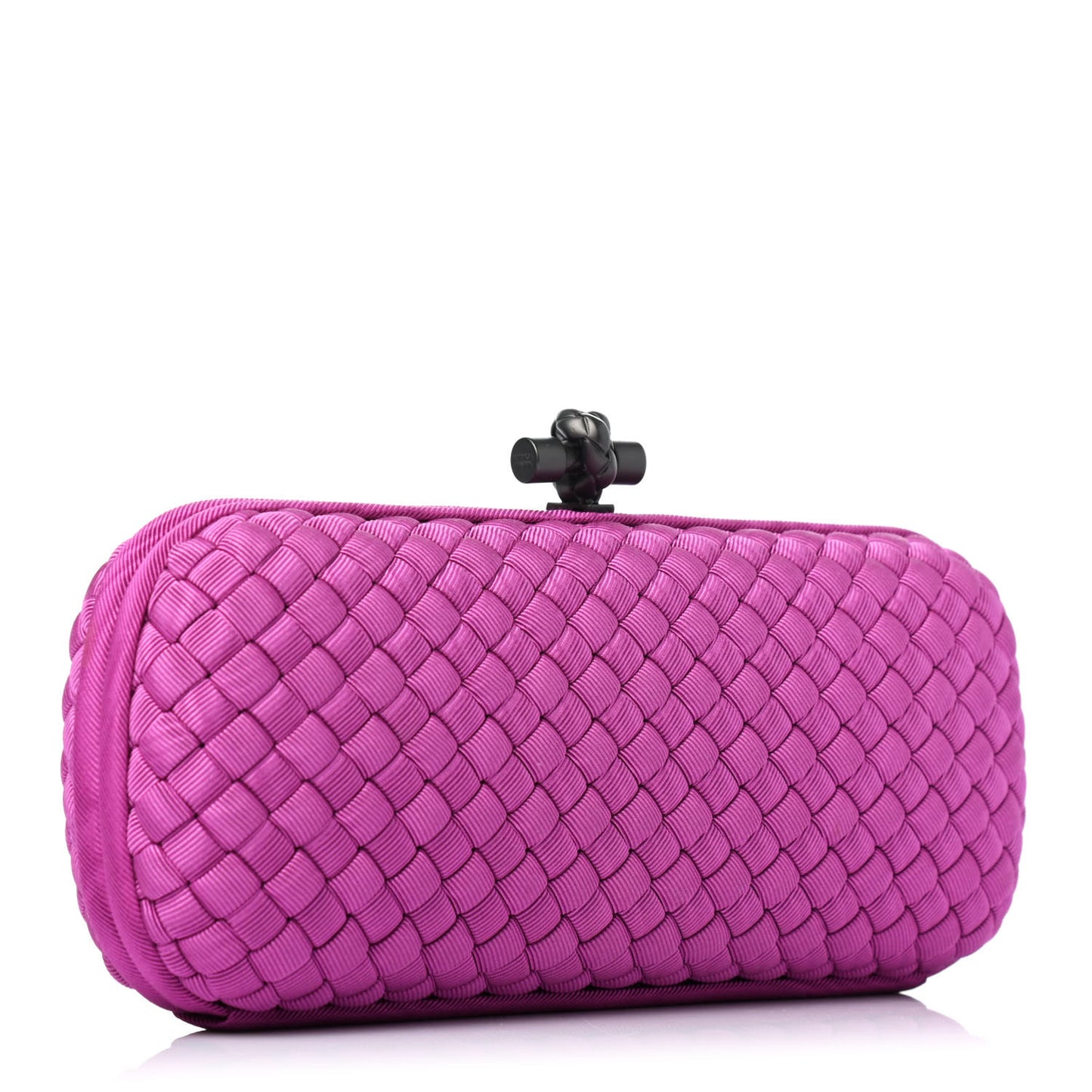 Silk Faille Intrecciato Knot Clutch