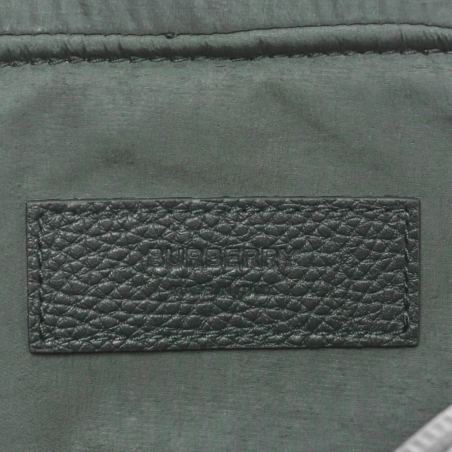 Nylon Jacquard Check Belt Bag Vine