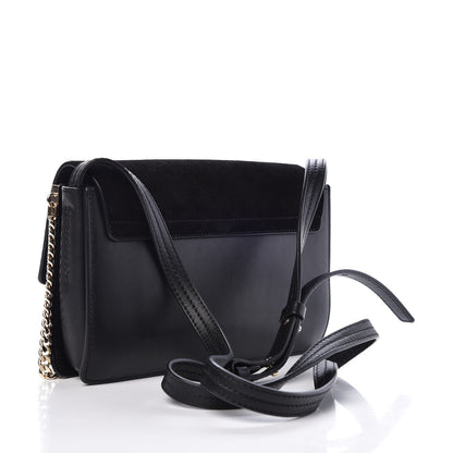 Chloe Suede Calfskin Small Faye Shoulder Bag Black 3 of 7