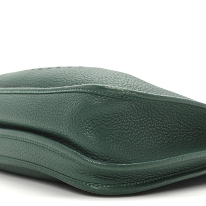 Hermes Taurillon Clemence Amazone Evelyne III PM Malachite Bleu Izmir 9 of 9