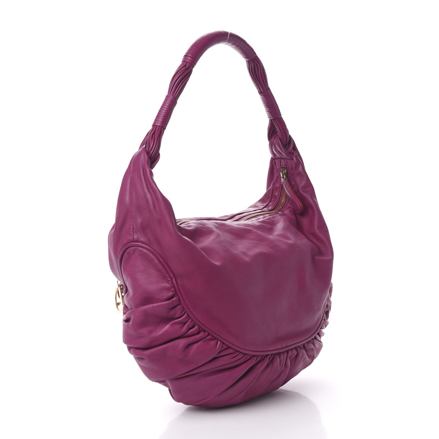 Christian Dior Calfskin Gypsy Hobo Purple 4 of 11