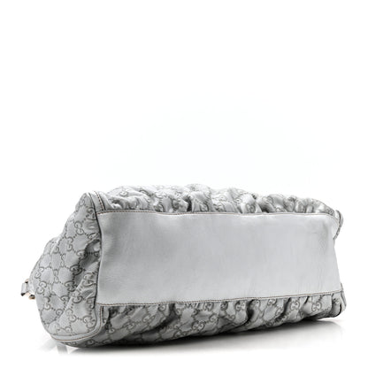 Gucci Guccissima Large D Hobo Silver 4 of 13