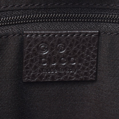 Gucci Crystal Monogram Bamboo Tote Dark Brown 6 of 7