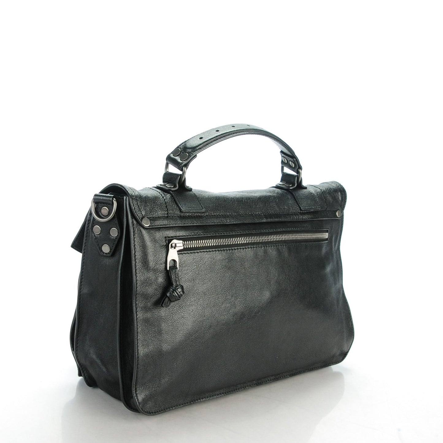 Lambskin Medium PS1 Satchel Black