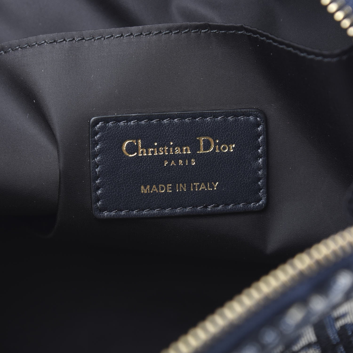 Christian Dior Oblique Large Beauty Pouch Bleu 5 of 6