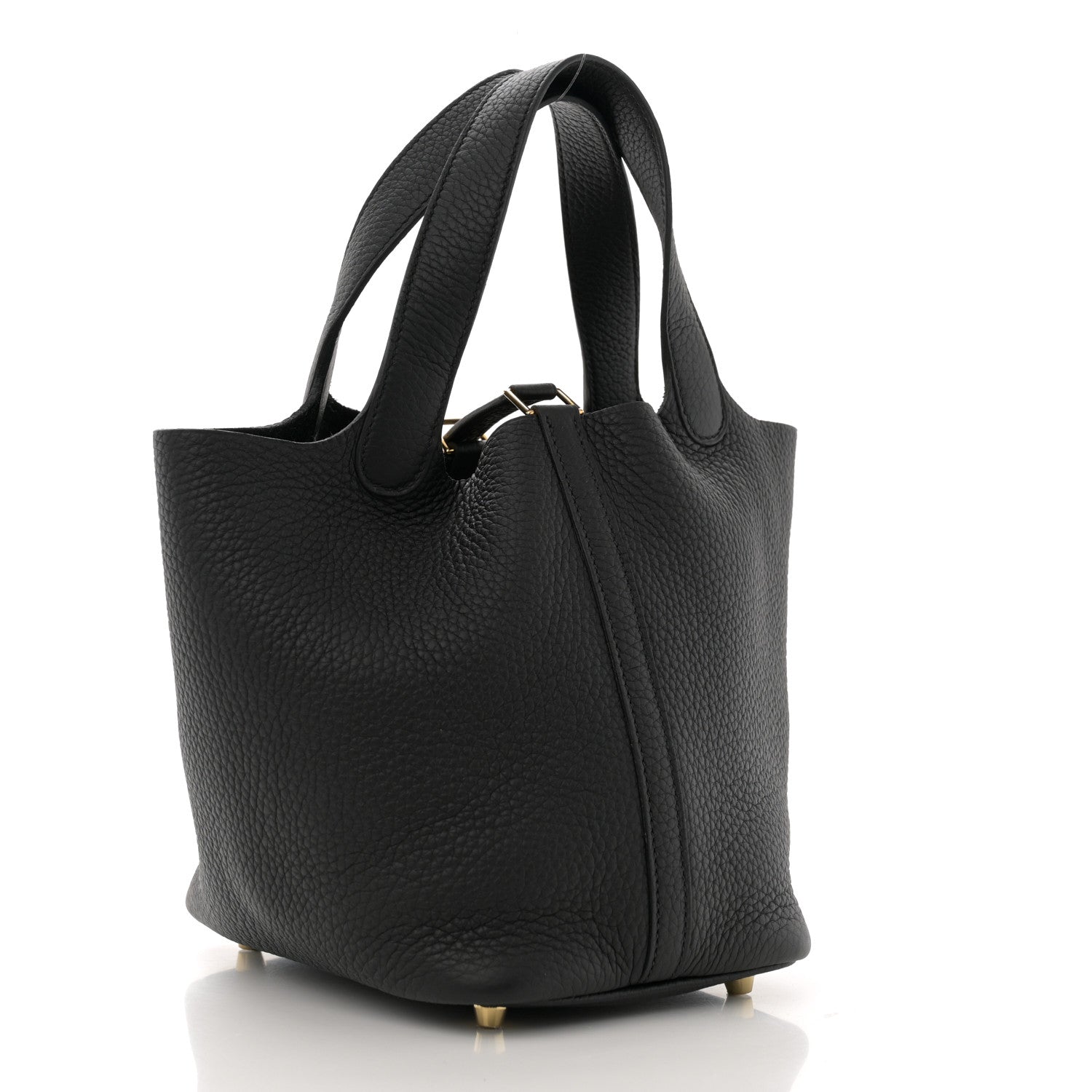 Hermes Taurillon Clemence Picotin Lock 18 PM Black 3 of 11