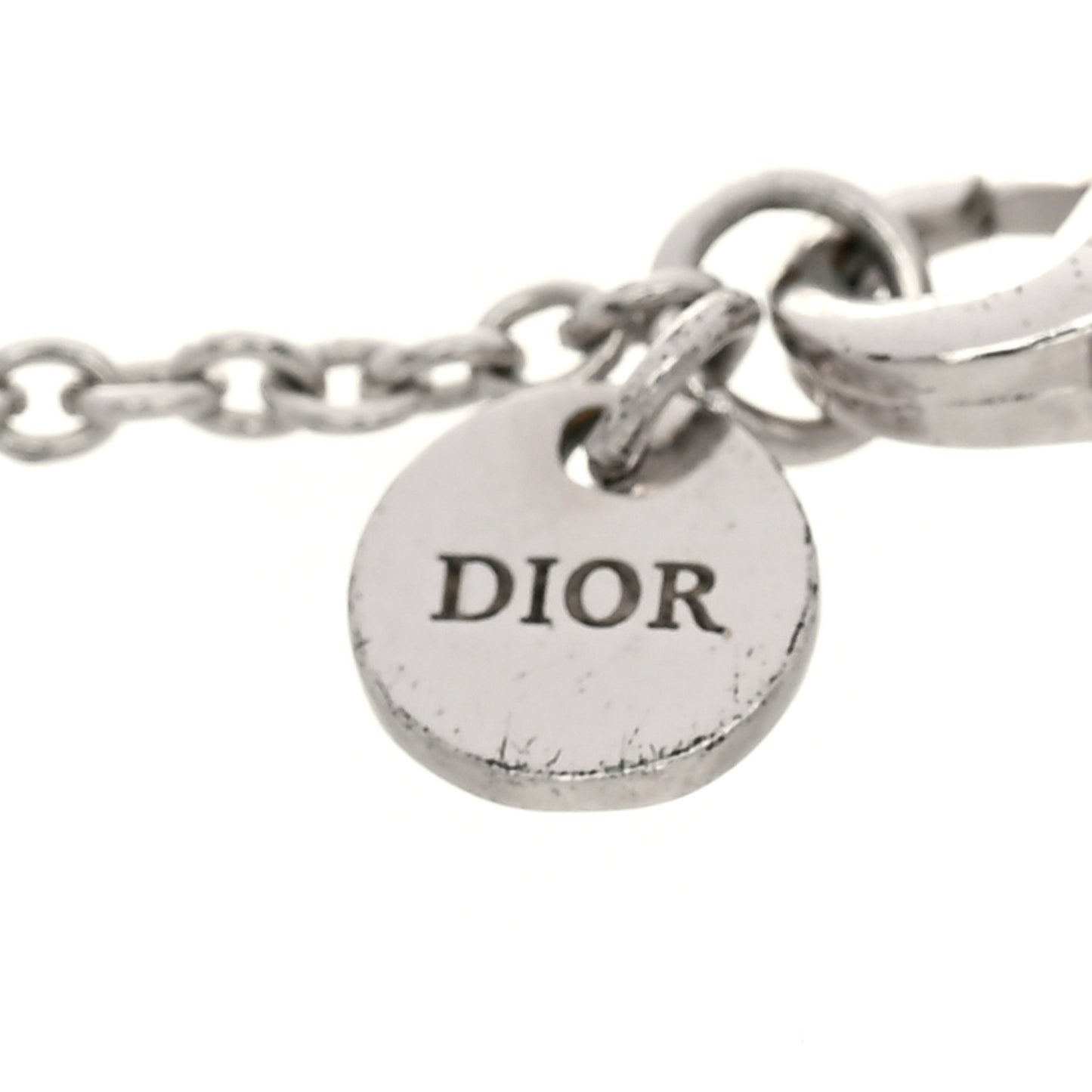 Crystal CD Bracelet Silver